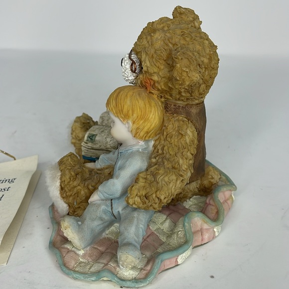 Vintage Christmas Around the World #230003 Pappa Bear Story Time Fuzzy Feet - Picture 4 of 15